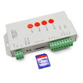 Controlador DC5-24V T1000S SD Card Controlador RGB LED 2048 Pixels